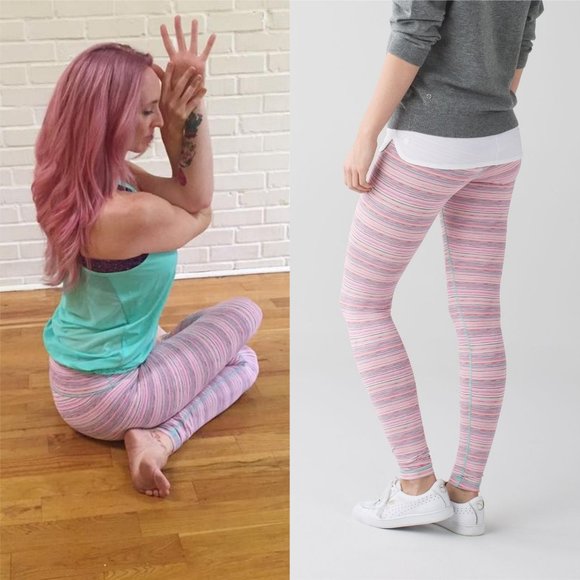 LULULEMON Wunder Under Leggings III *Luxtreme in Cyber Stripe